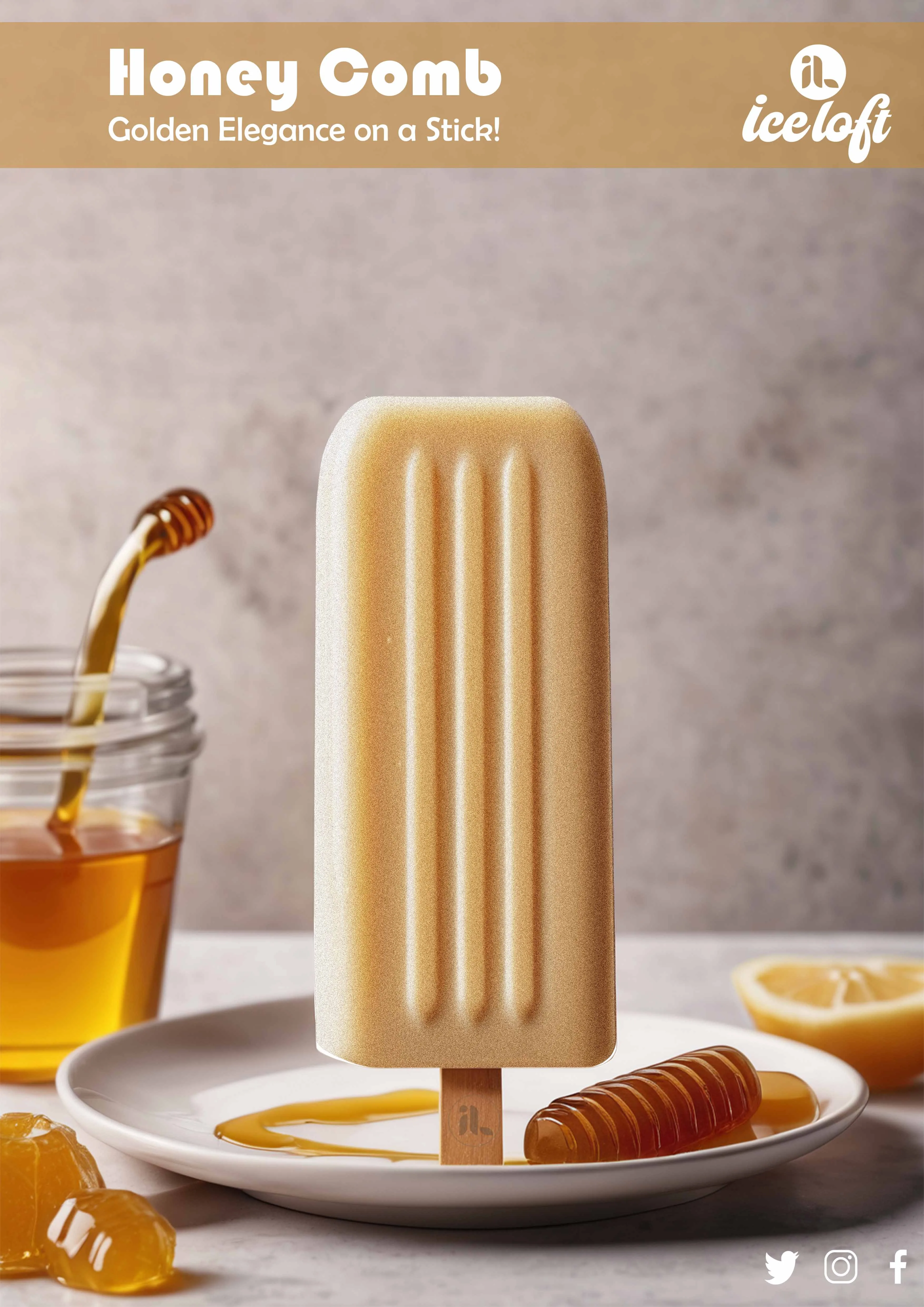 Honey Comb Ice Cream